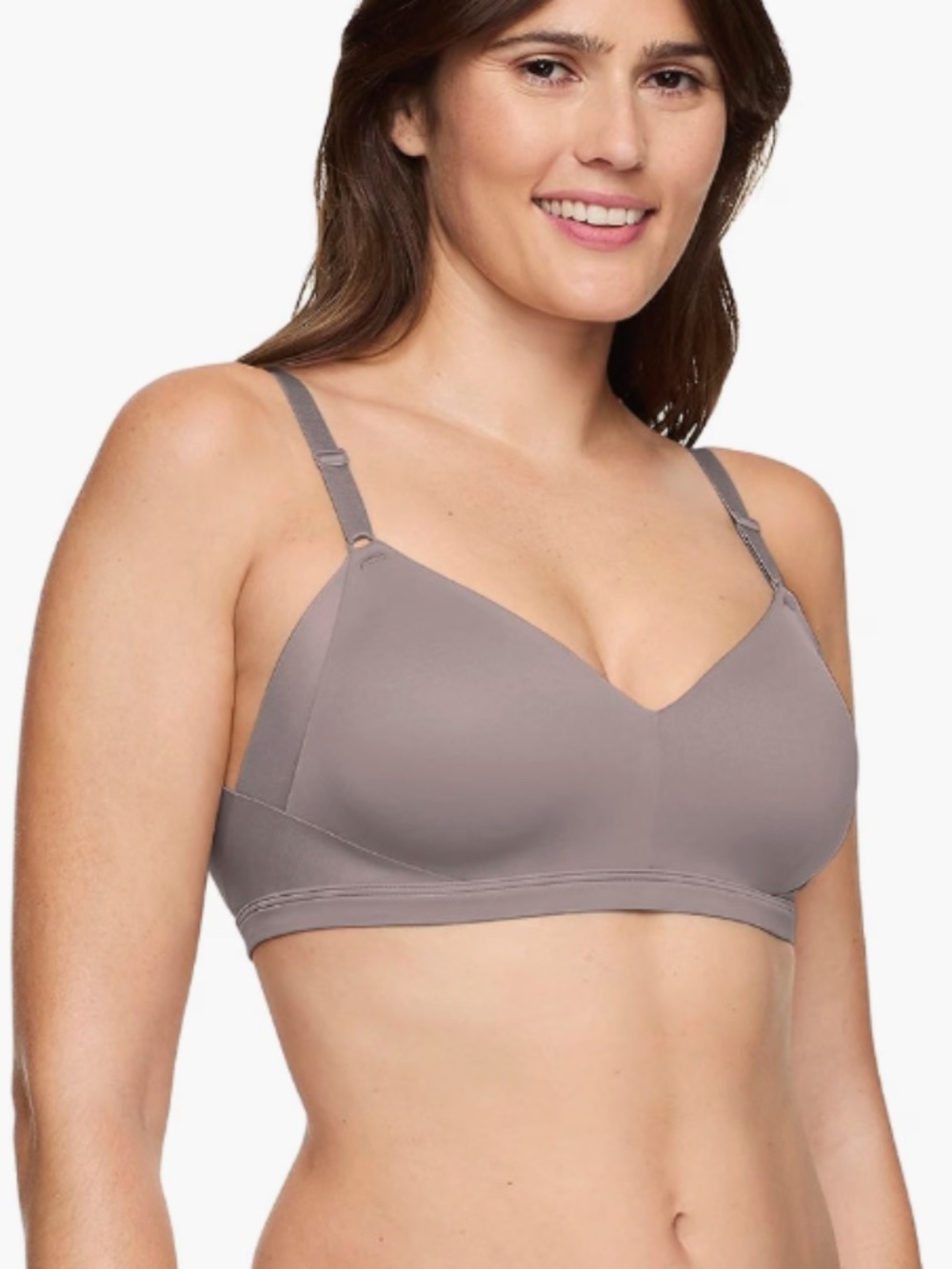 Warner's No Side Effects Underarm Back-Smoothing Comfort Wireless Bra M 11810